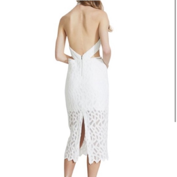 Bardot White Strapless Sheath Dress for Brides - Picture 2 of 2